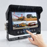 Waterproof Car Monitor DVR 4CH 720P Model 7C001